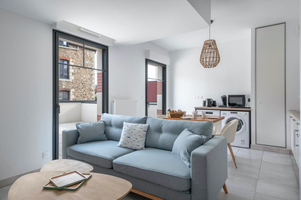 50M De La Plage, Bel Appartement Pour 4 Pleneuf-Val-Andre Exterior foto